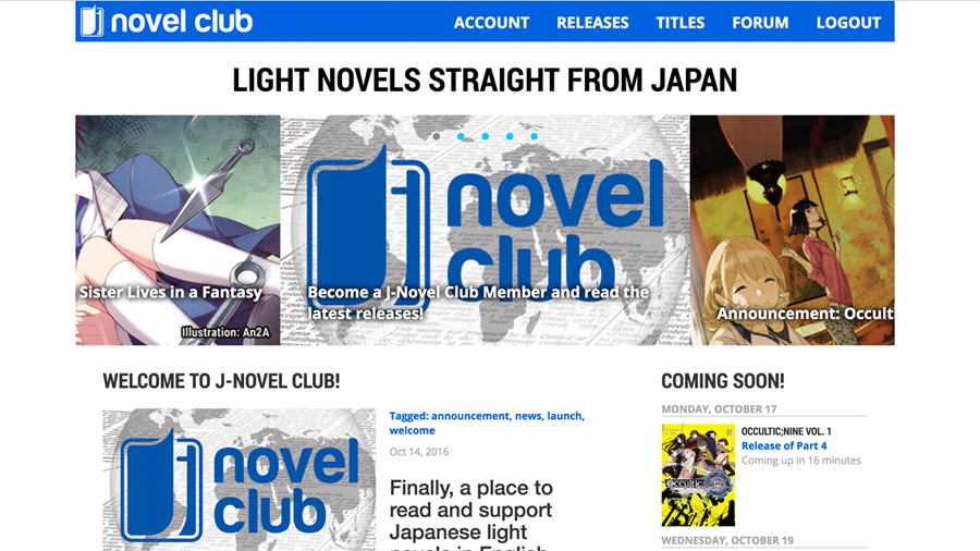 Japanese Light & Web Novel